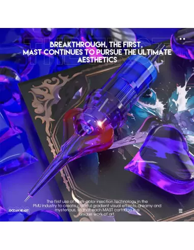 Mast Ocean Heart 0803RL 0.25mm Kalıcı Makyaj İğnesi