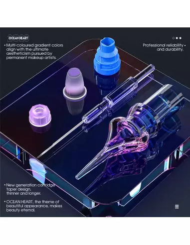 Mast Ocean Heart 1003RL 0.30mm Kalıcı Makyaj İğnesi