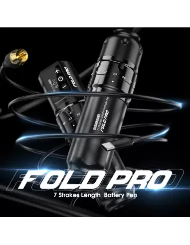 Dragonhawk Mast Fold Pro Çift Bataryalı Kablosuz Pen Dövme Makinesi