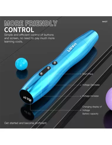 Mast P20 Çift Bataryalı Kablosuz Kalıcı Makyaj Cihazı Gümüş