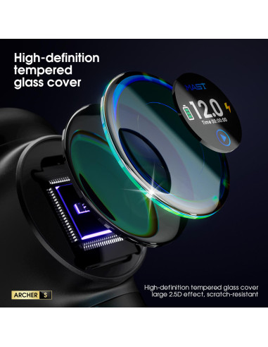 Mast Archer S Ultra Hızlı Şarjlı Kablosuz Dövme Makinesi Yeşil 4.2mm Stroke