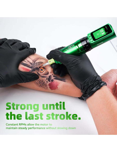 Dragonhawk Mast Fold Pro Year of Snake Edition Çift Bataryalı Çift Grip Kablosuz Pen Dövme Makinesi