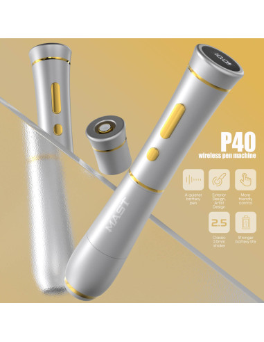 Mast P40 Kablosuz Kalıcı Makyaj Cihazı Gold