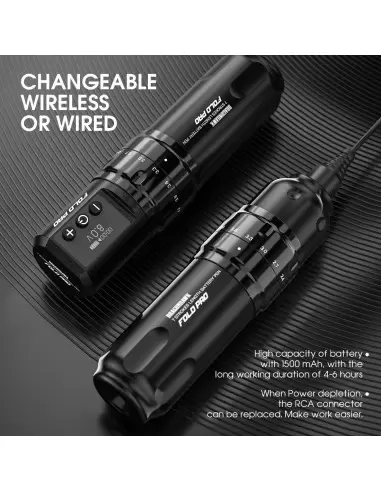 Dragonhawk Mast Fold Pro Kablosuz Pen Dövme Makinesi