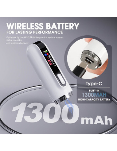 Mast Y22 Pro Kablosuz Kalıcı Makyaj Cihazı Beyaz