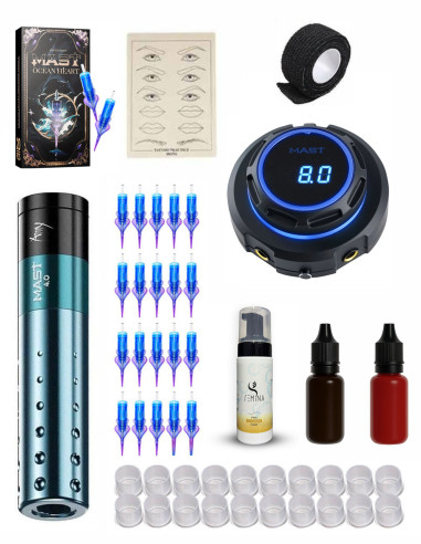 Mast Amy Kablolu Kalıcı Makyaj Seti Yeşil